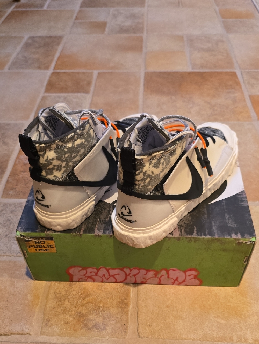Nike Blazer Mid Readymade White CZ3589 100 Size 10.5 (Used, Great Condition)! - Picture 5 of 8